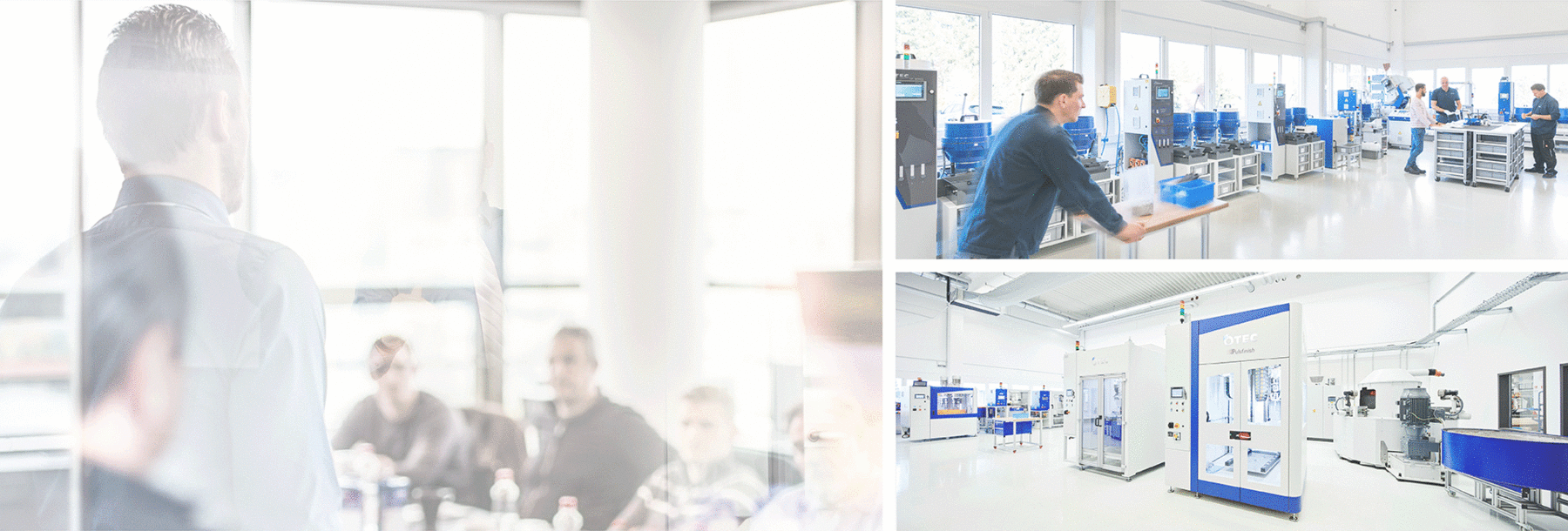 Ansicht Finishing Center Workshop Schulung