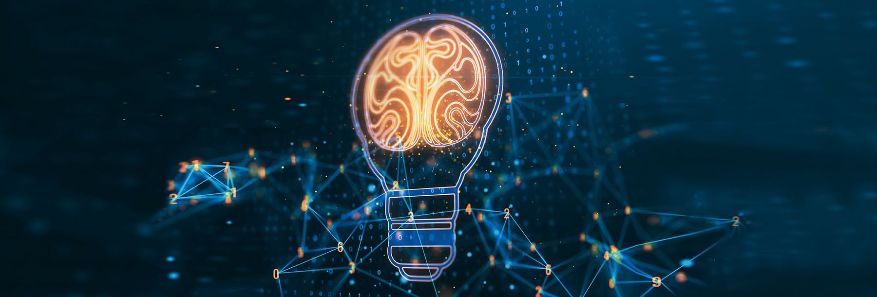 Ansicht: Keyvisual mit Glühbirne,Wissensvermittlung,OTEC Campus